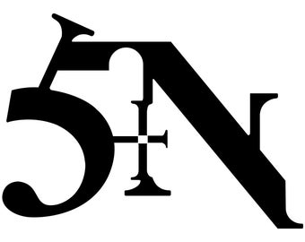 Nine Inch Nails - SIN logo SVG - Industrial music - Goth - SIN Logo