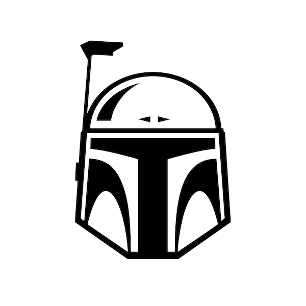 Star Wars - Boba Fett - Mandolorian - Helmet - The Mandalorian - - Star Wars SVG - Cricut - Cut File - png - jpg - Mandalorian - Cricut SVG