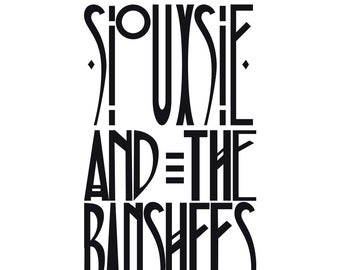Siouxsie And The Bansees - Siouxsie SVG - Gothic Rock - Goth - Siouxsie And The Banshees Logo - Cricut - Goth SVG - Cut File - png - jpg