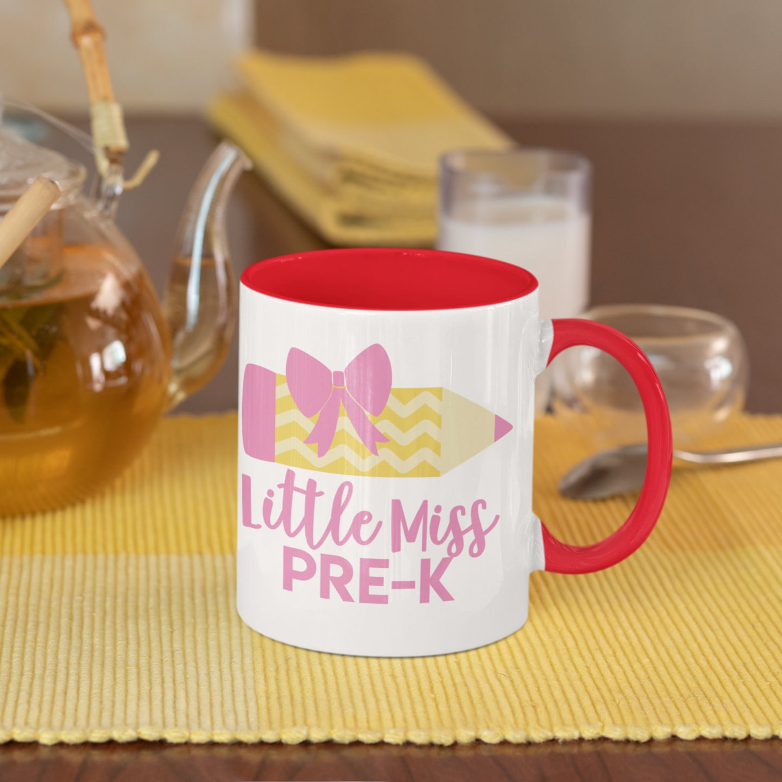 Little Miss PREK Mug with Color Inside coffee mug Gift For Etsy