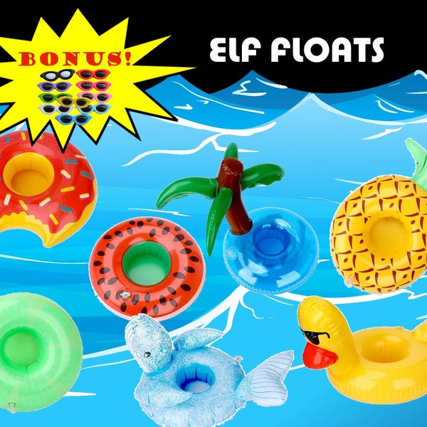 Elf Sized Floats, Elf Props, Elf Accessories, Elf Toys, Mini Water Float, Pool Floats