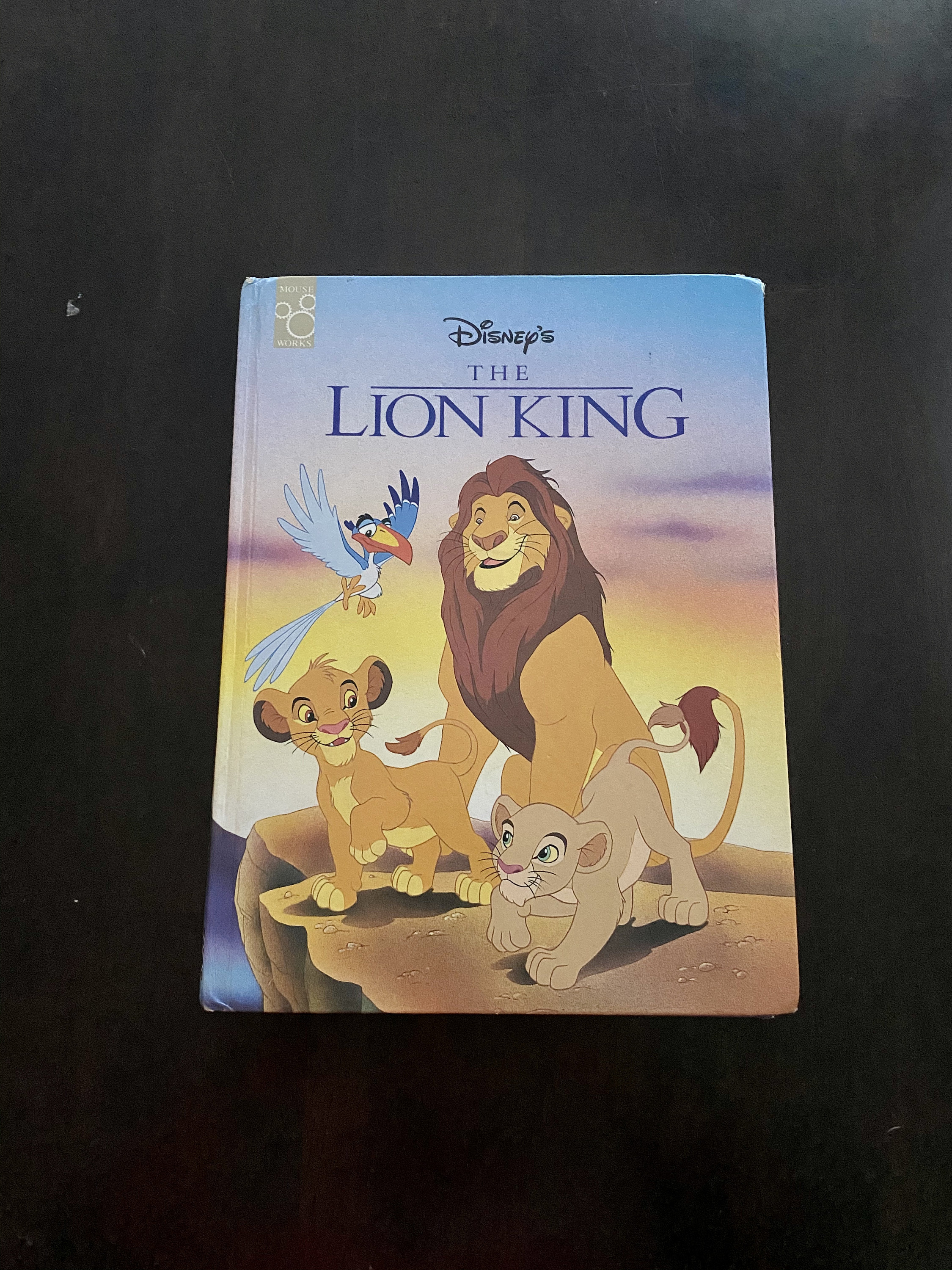 1994 Lion King Hardcover Story Book | Etsy