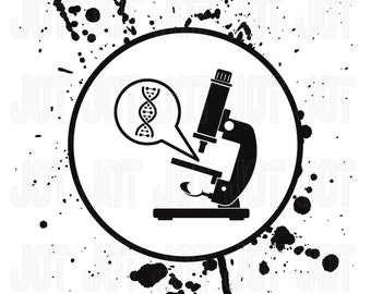Laboratory Microscope  SVG PNG