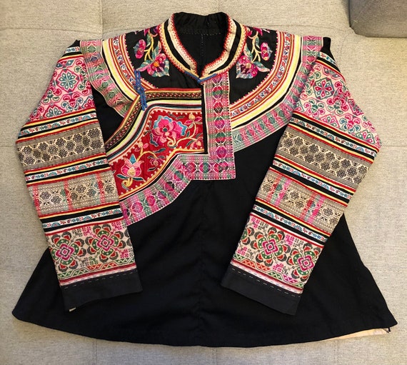 Vintage Hmong Chinese Shirt Jacket