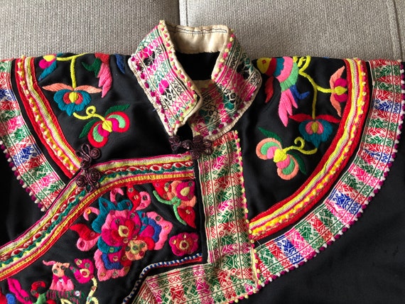 Vintage Hmong Chinese Shirt Jacket - image 3