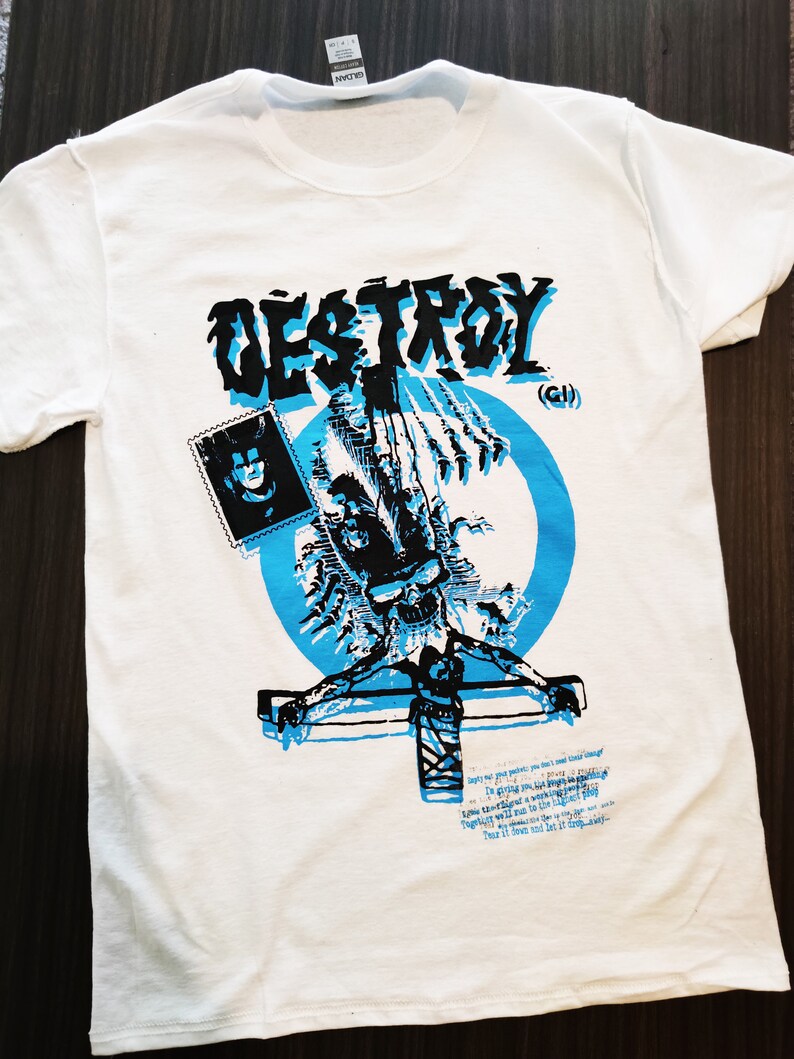 Destroy Darby Crash Germs Seditionaries Tshirt Etsy