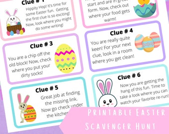 Easter Printable Scavenger Hunt