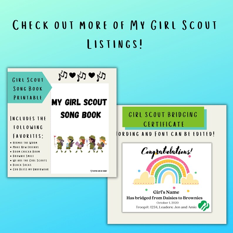 Brownie Girl Scout Friendship Badge Etsy