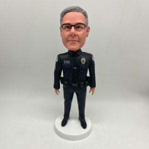 Custom Policemen Bobblehead, Custom Police Officer Bobblehead, Personalized Patrol Bobbleheads, Custom Sheriff, Prosecutor Bobbleheads