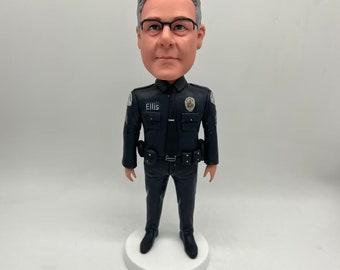 Custom Policemen Bobblehead, Custom Police Officer Bobblehead, Personalized Patrol Bobbleheads, Custom Sheriff, Prosecutor Bobbleheads