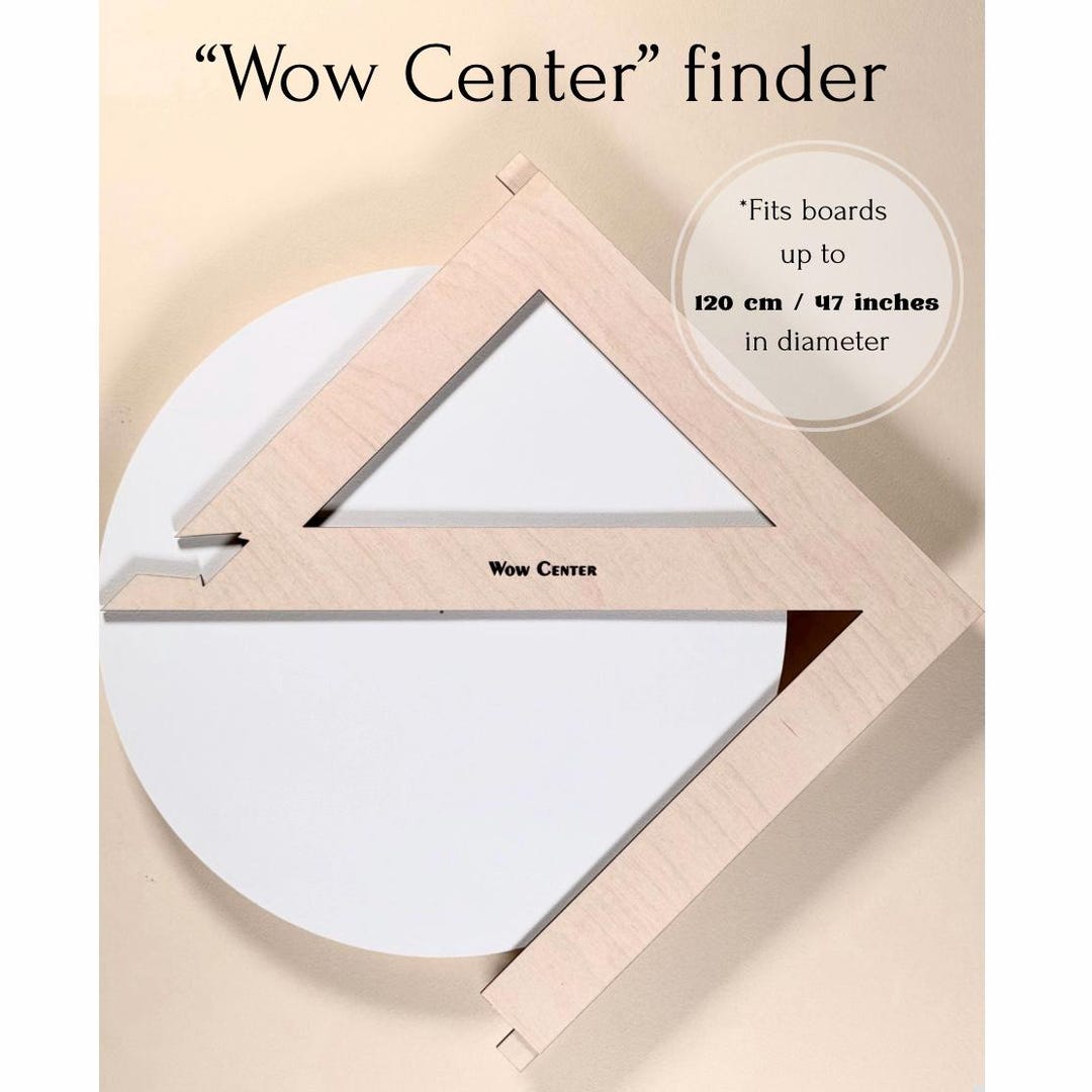 Wow Center Finder Ruler, Dot Art Tool, Mandala Art Centering Ruler for ...