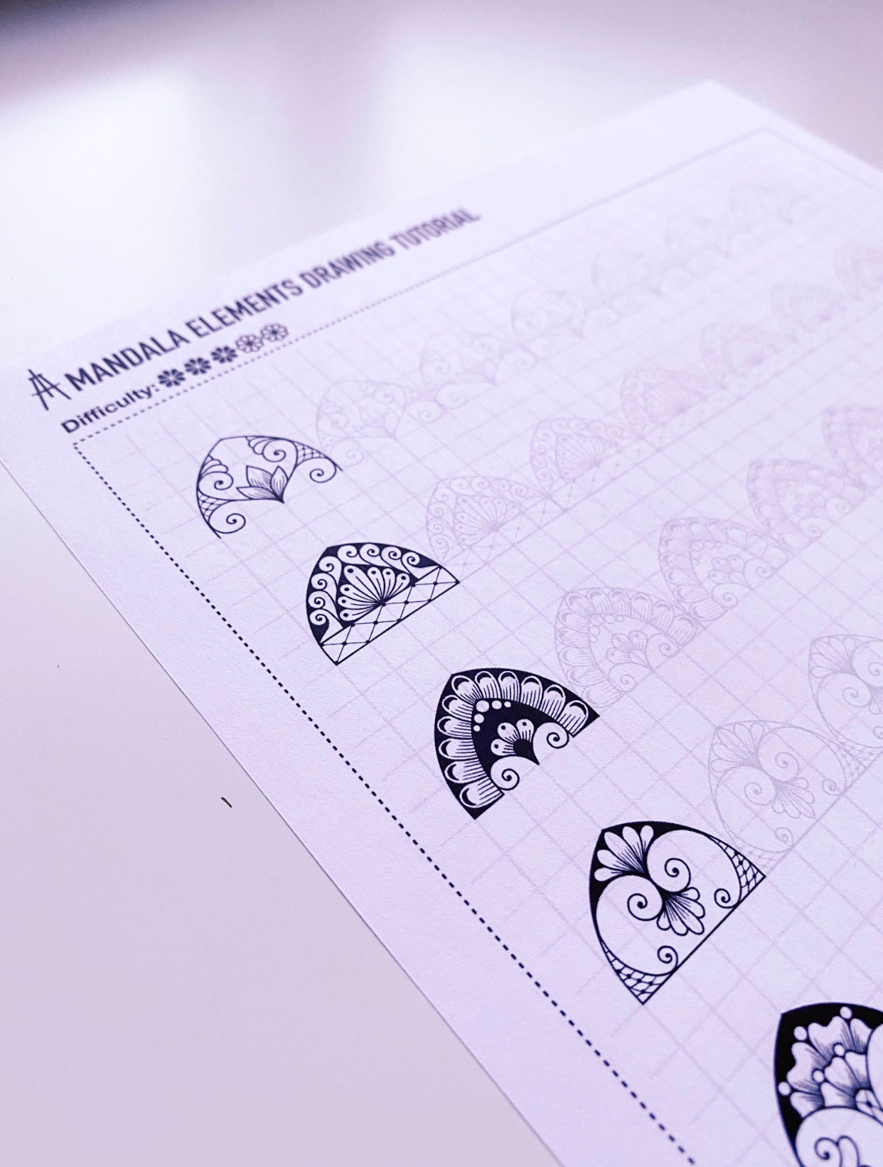 6.advanced Patterns Training Sheets! Pdf,jpeg. Mandala Art, Ornaments ...