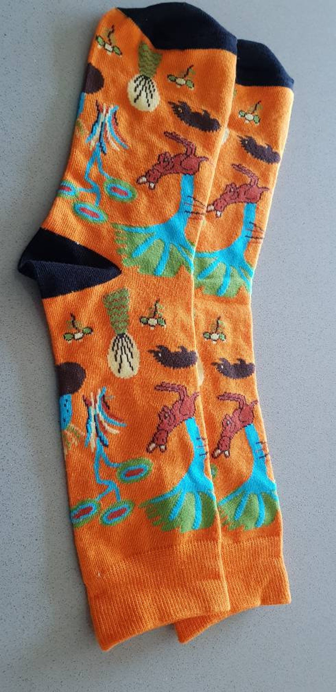 Kangaroo socks. Fabulous Australian marsupial animal socks. Etsy