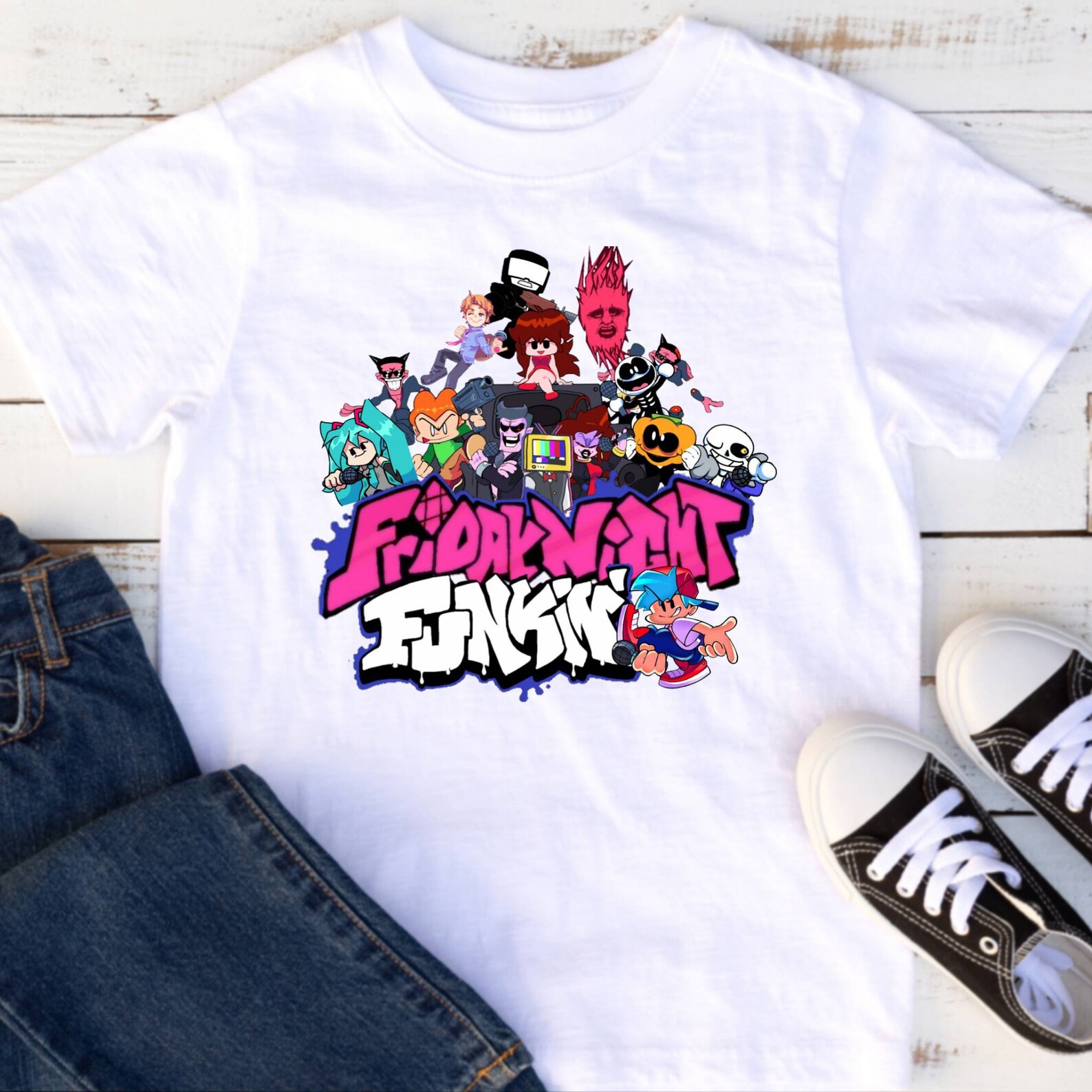 Friday Night Funkin Fridaynight Funkin Fnf Shirt Fnf Etsy