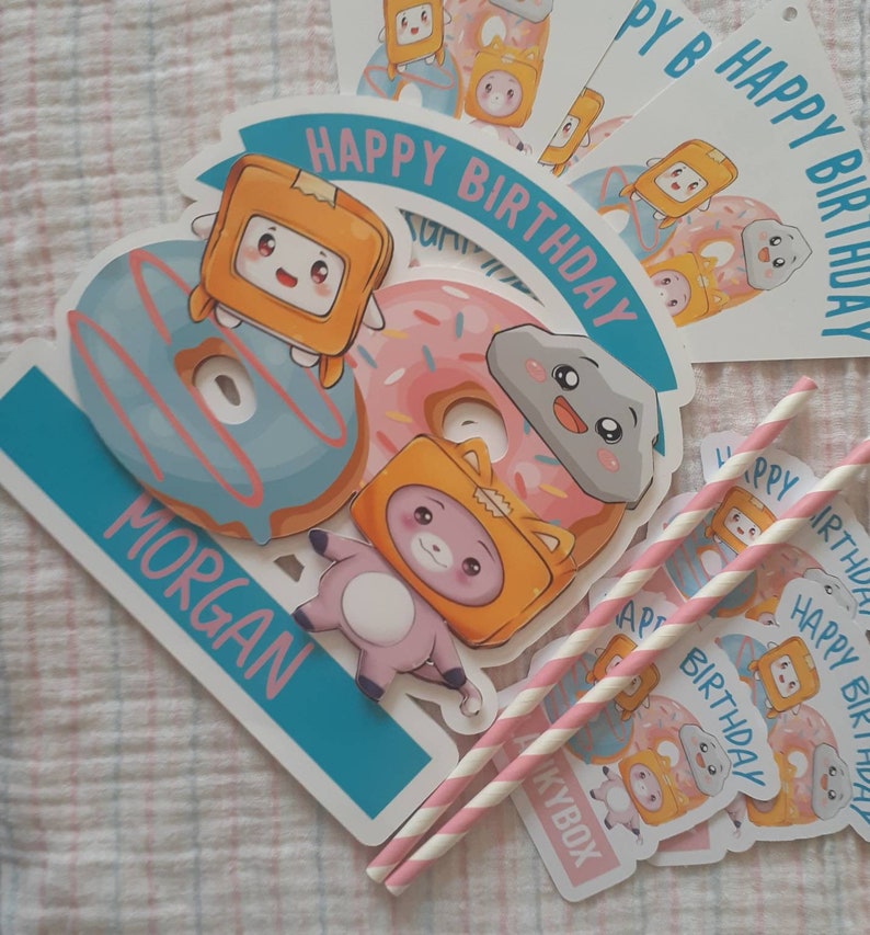 Lankybox Birthday Decorations Lanky Box Birthday Lanky Box Etsy Denmark