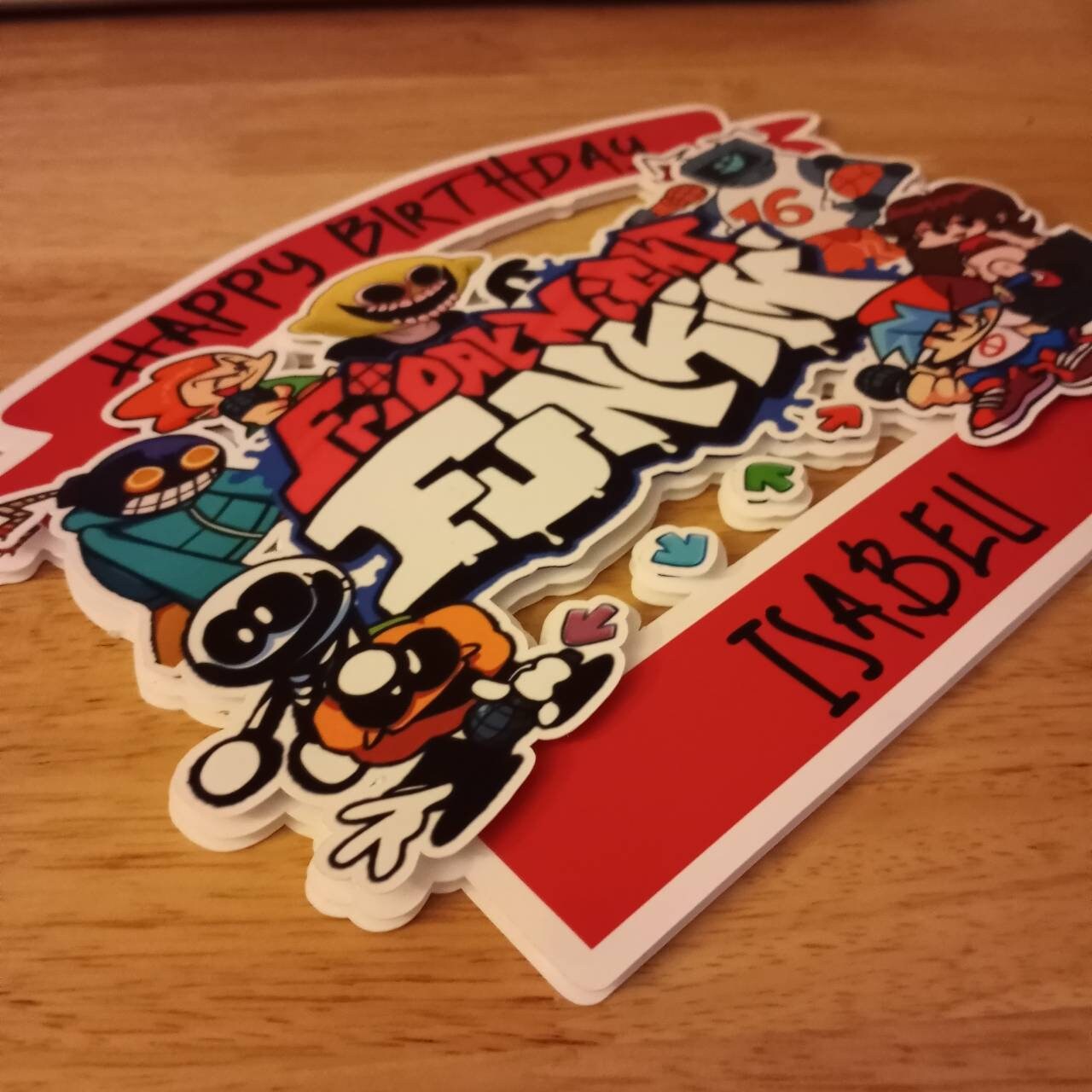 Friday Night Funkin cake topper Fridaynight funkin cake | Etsy