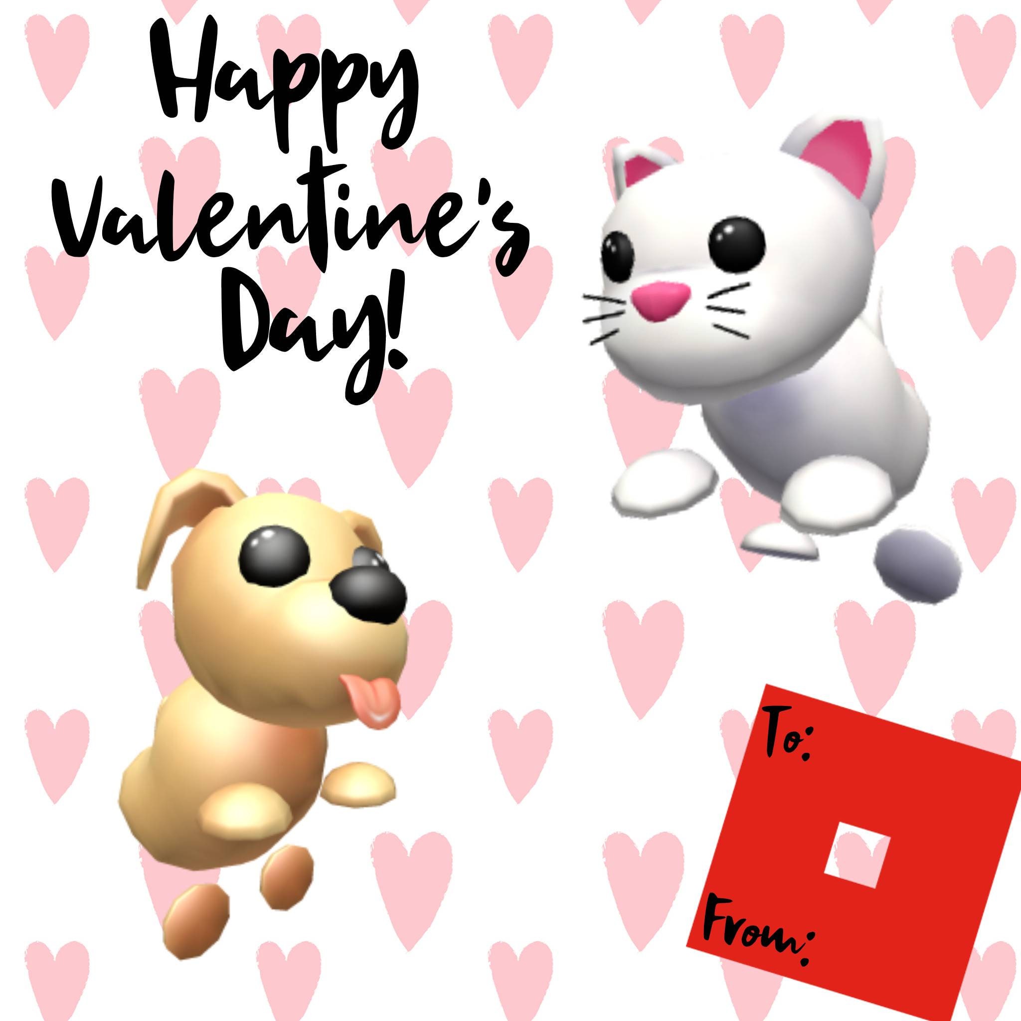 Roblox Valentines Day CARDS. Precut Roblox game cards. Ft. | Etsy