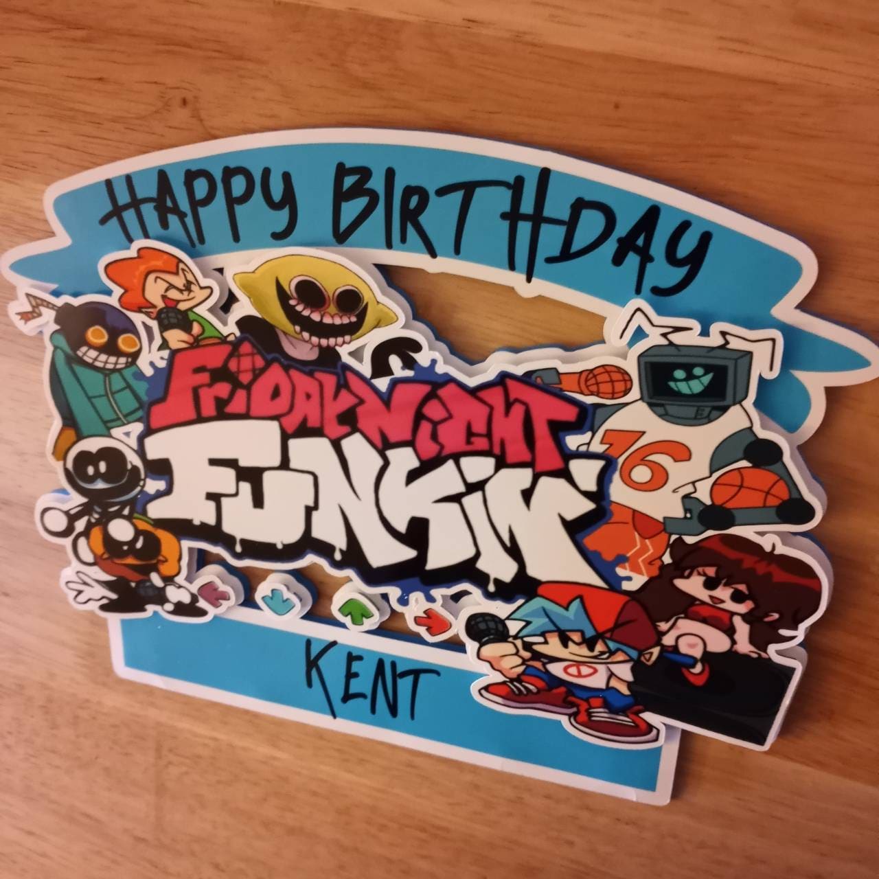 Friday Night Funkin cake topper Fridaynight funkin cake | Etsy