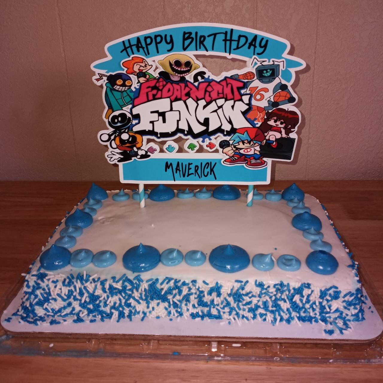 Friday Night Funkin cake topper Fridaynight funkin cake | Etsy