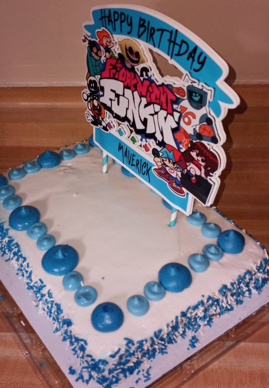 Friday Night Funkin cake topper Fridaynight funkin cake Etsy