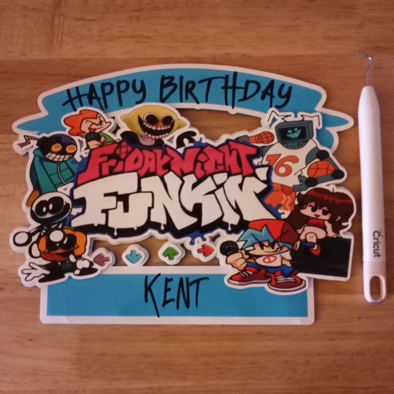 Friday Night Funkin cake topper, Fridaynight funkin cake topper, FNF …