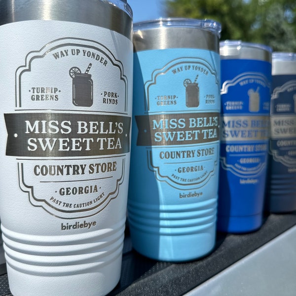 Miss Bell’s Sweet Tea Billy Currington Teibute Polar Camel Tumbler