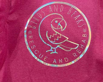 Birds and Beaks 2025 Logo T-Shirt: Custom Colors Available