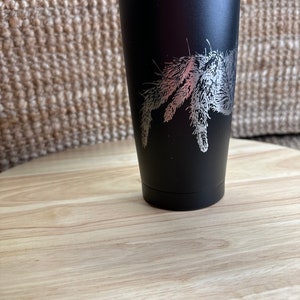 Jumping Spider Tumbler, Laser Etched Stainless Steel Insulated Cup