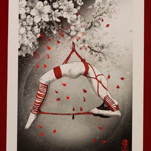 Emozioni Sospese - Stampa Fine Art Shibari - Carta Fine Art da 270gr