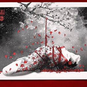 Trust I - Shibari Fine Art Print - Fine Art-papier van 270 gr