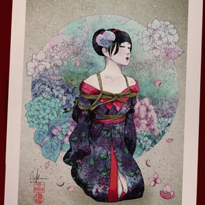 Shibari Fine Art Print - Fine Art Paper of 270gr