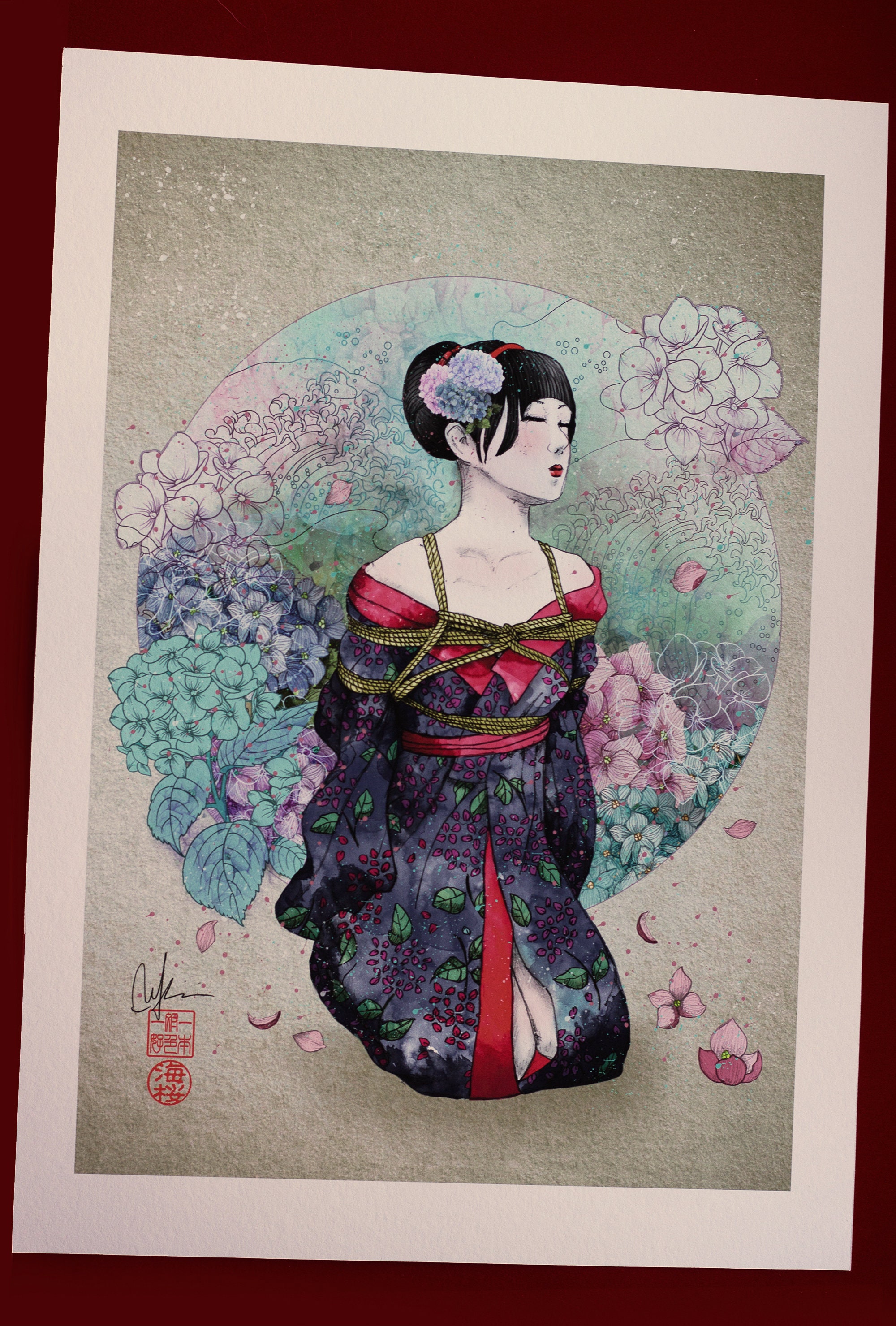 jap kimono shibari 