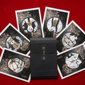 Set of 6 Shibari Art pieces printed on A6 Fine Art paper of 270g