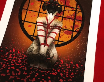 L'attesa - Carta per stampe artistiche Shibari da 270 g/m²
