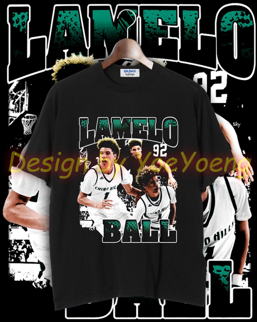 lamelo ball vintage tee