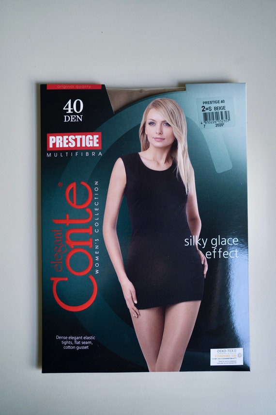 Pantyhose Tights Winter Dress Accessory Lycra Hosiery Conte 40 Den 6 Color Available Etsy