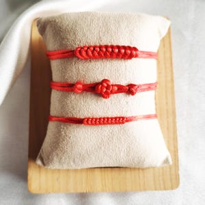 2025 Lucky Red Rope Protection Bracelet,Handmade Red Rope Woven Protective Bracelet,Valentine&#39;s Day Gift,Gift for Her,New Year Family Gifts