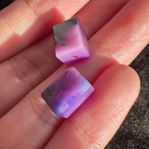 Natural Sugilite Jewelry Square Beads,Sugilite Beads,Jewelry Accessories,1mm Perforated Sugilite Beads