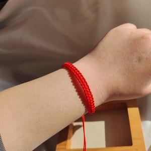 New Year Red Rope Protective Bracelet,Handmade Red String Bracelet,Adjustable Bracelet,Best friends Gift,Lunar New Year Gift,Family Gifts