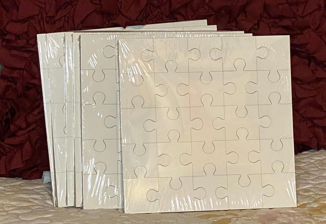 Sublimation Puzzle Blanks Multiple Sizes Etsy UK