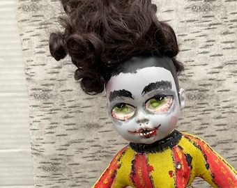 Weird ooak  doll, hand painted ooak and unique gift idea