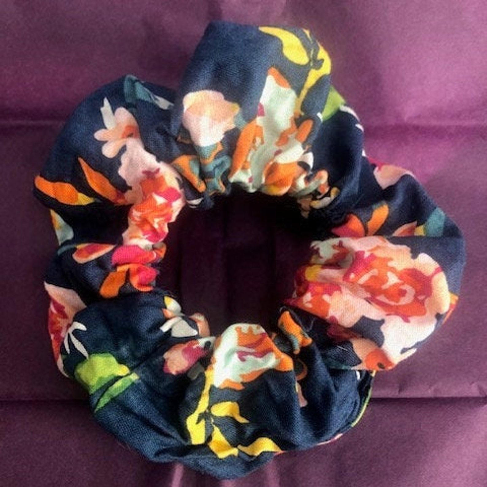 Handmade Cotton Elastic Hair Band/Scrunchie main image 0