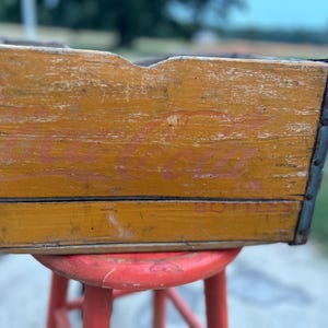 old antique Coca Cola crate