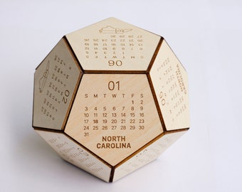 2021 Irish Puzzle Calendar Desk Decor Desk Decor Calendar Planer New Year Employee Gift Christmas Gift Ideas Wood Desk Calendar