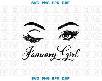 Download January Birthday Svg Etsy