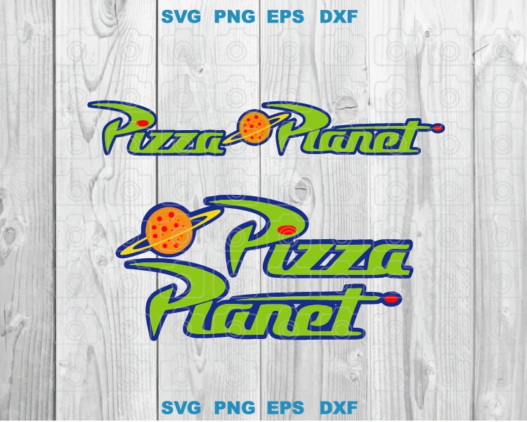 Pizza Planet svg Pizza Planet Birthday svg Pizza Planet sign | Etsy