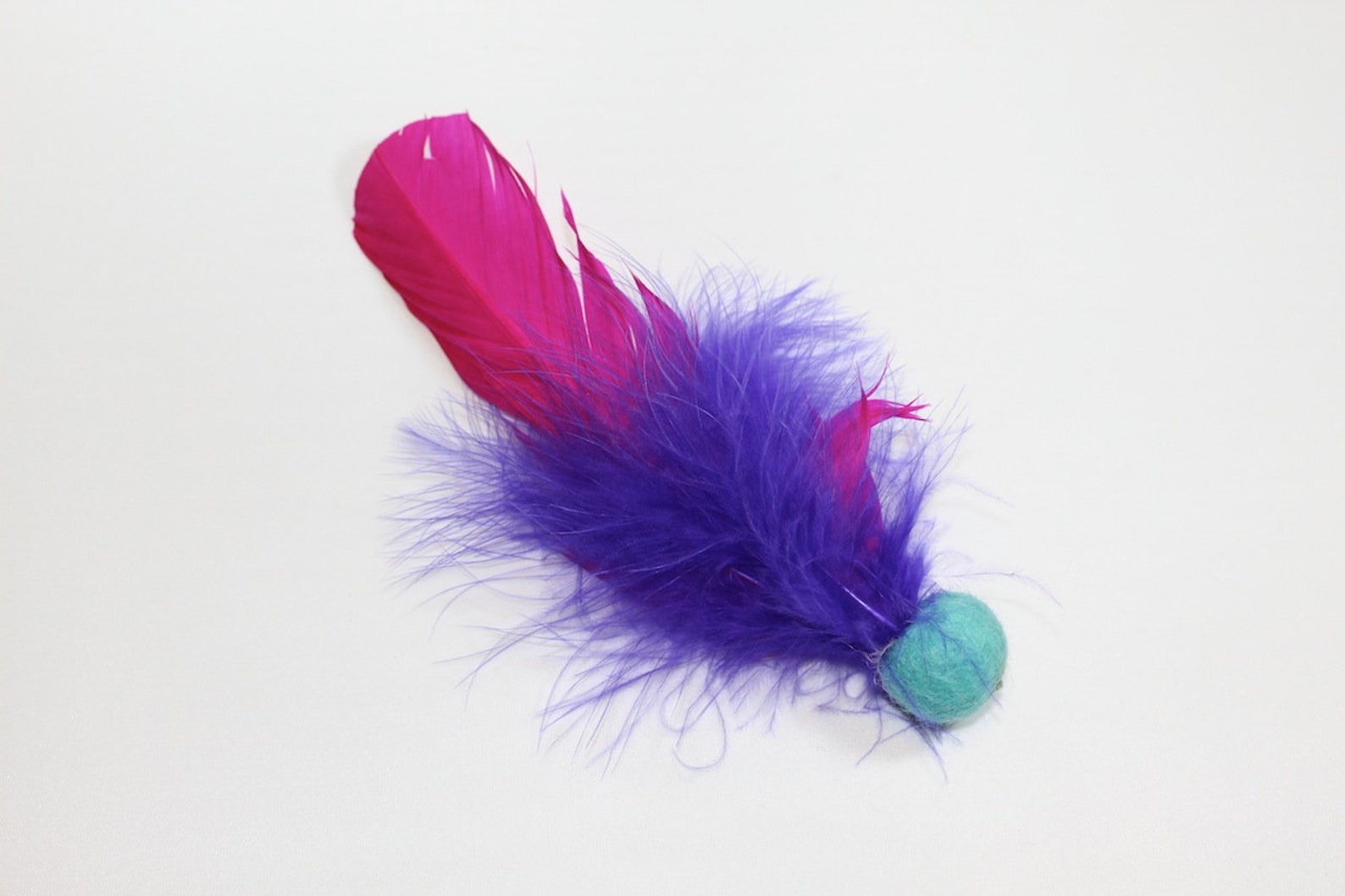 Feather Cat Toys / Catnip Infused / Cat Toss Toy / Pet Toy / Etsy