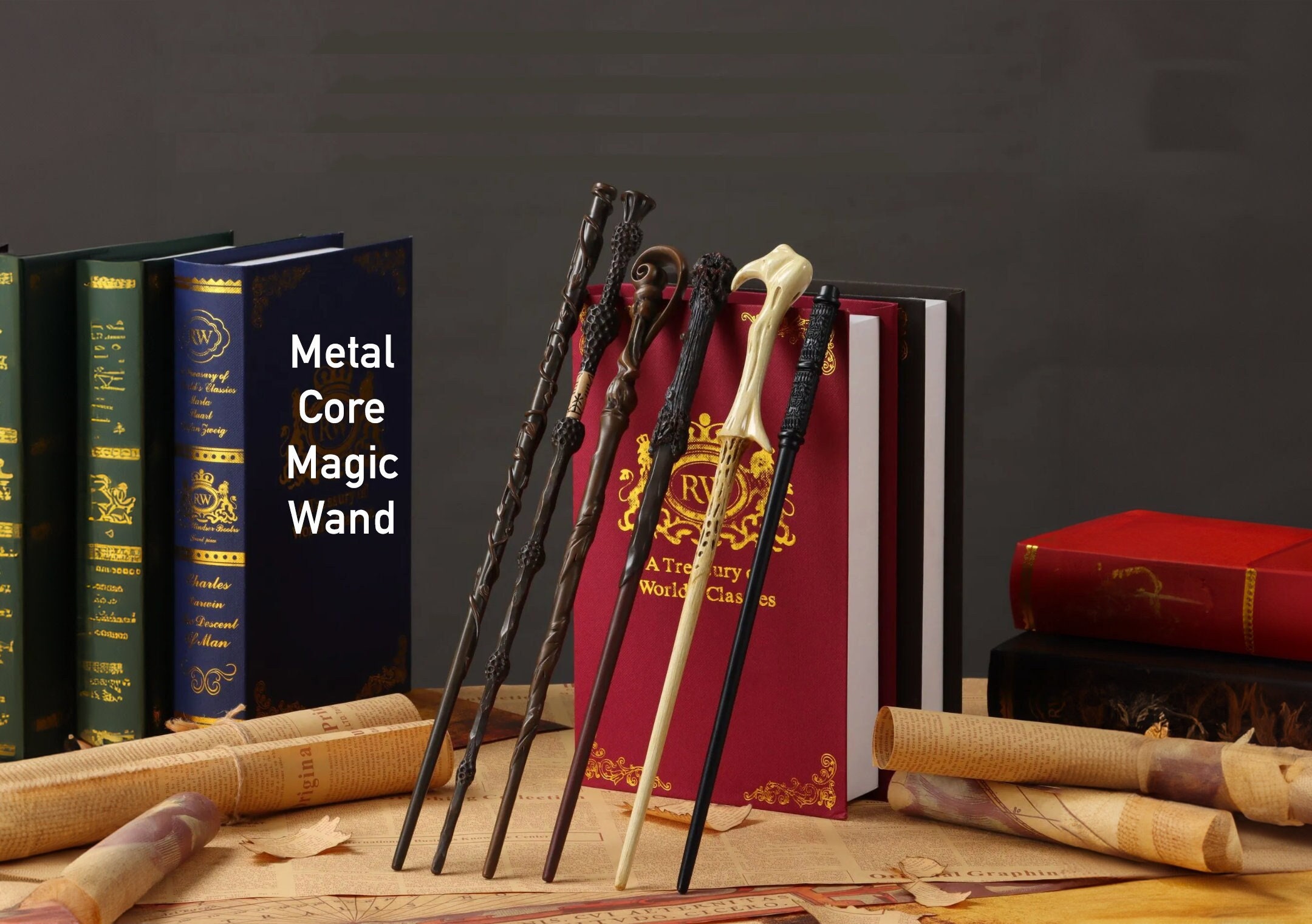 Ron Weasley - Baguette magique Hermione Granger, noyau métallique