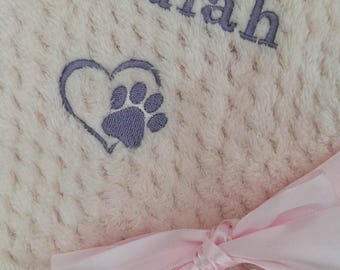 Dog blanket- Puppy blanket-Cat blanket-Kitten blanket-Personalised blanket