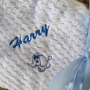 Embroidered Baby Blanket-Super Soft Baby Blanket-Baby Shower Gift-New Born Baby Gift-Baby Name Blanket- Personalised Baby Gift